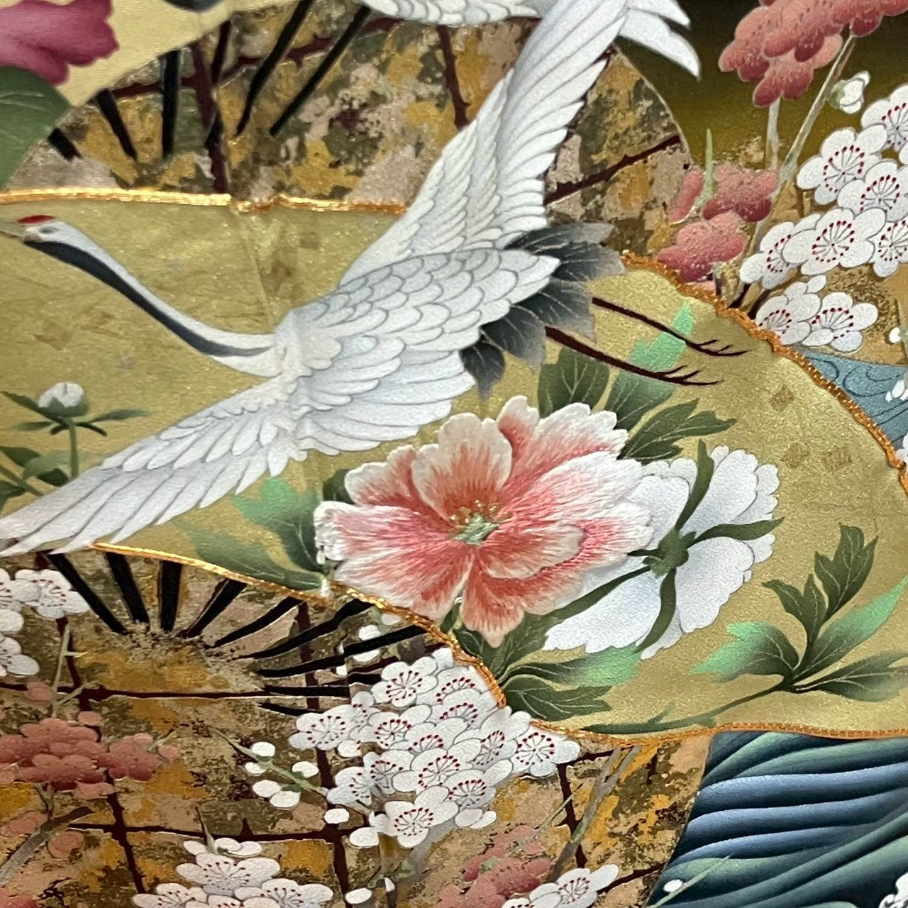 6111# Japanese Tomesode Kimono Vintage Womens Silk Fabric Robe Kimono only sold