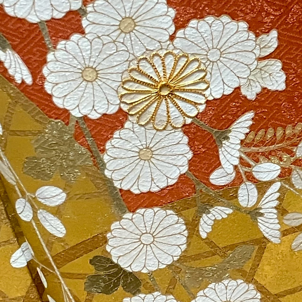 6106# Japanese Kimono Vintage Womens Silk Fabric Robe Kimono only sold