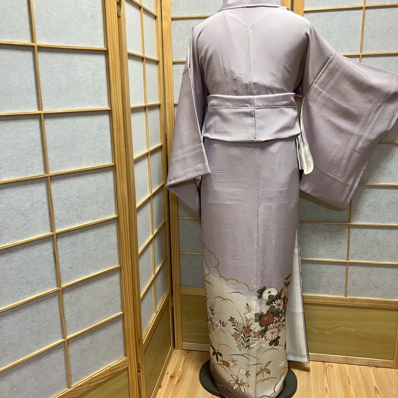 6125# Japanese Tomesode Kimono Vintage Womens Silk Fabric Robe Kimono only sold