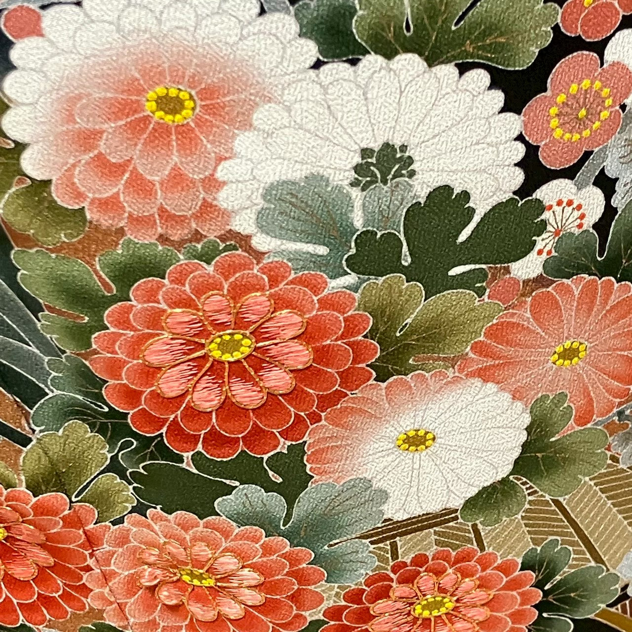 6127# Japanese Tomesode Kimono Vintage Womens Silk Fabric Robe Kimono only sold