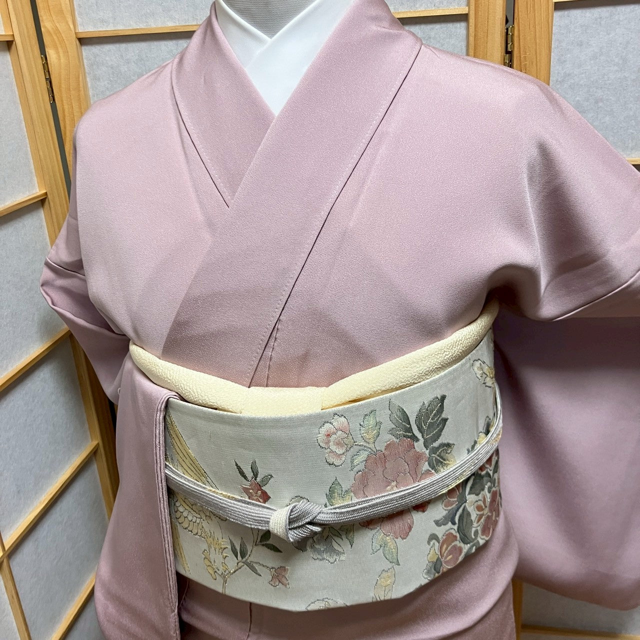 6128# Japanese Tomesode Kimono Vintage Womens Silk Fabric Robe Kimono only sold