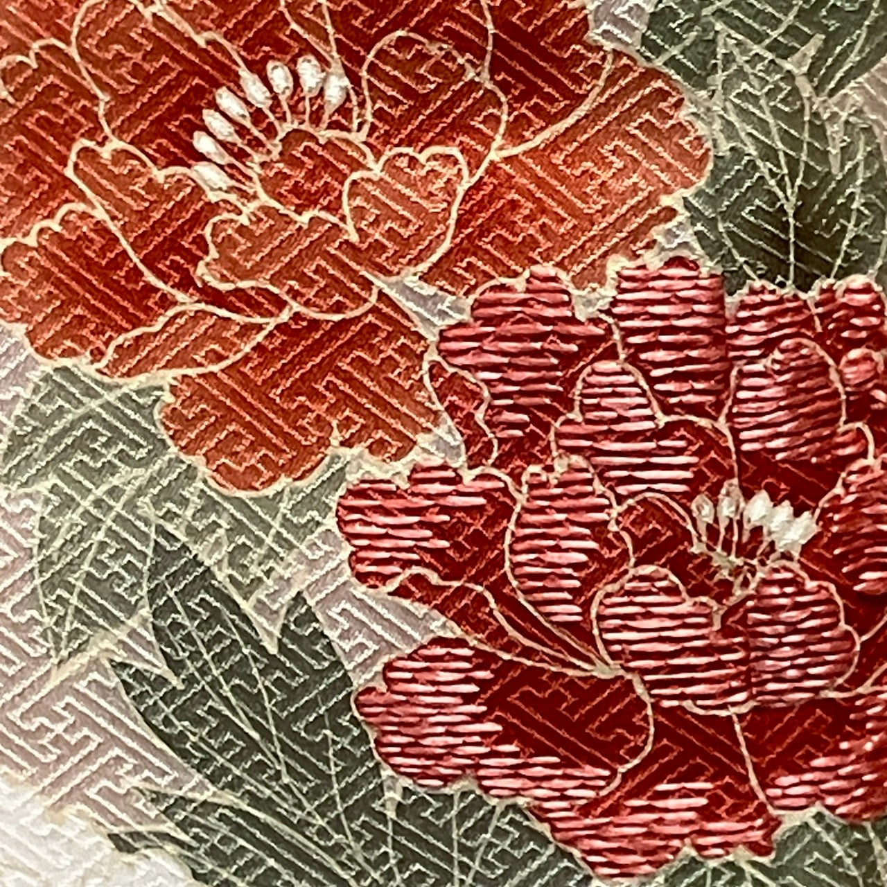 6131# Japanese Kimono Vintage Womens Silk Fabric Robe Kimono only sold Unused