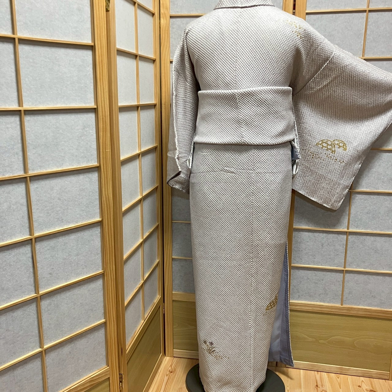 6138# Japanese Kimono Vintage Womens Silk Fabric Robe Kimono only sold Shibori