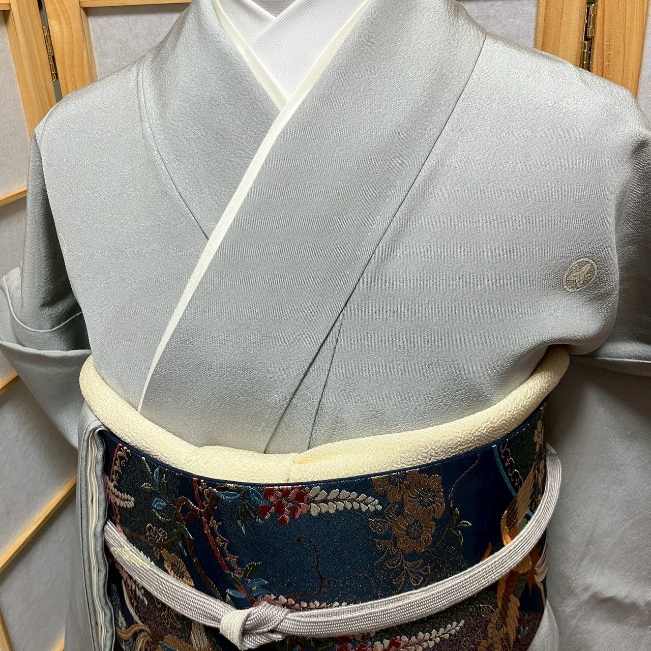6174# Japanese Tomesode Kimono Vintage Womens Silk Fabric Robe Kimono only sold