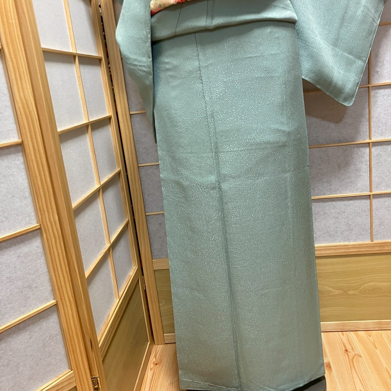6476# Japanese Kimono Vintage Womens Silk Fabric Robe Kimono only sold