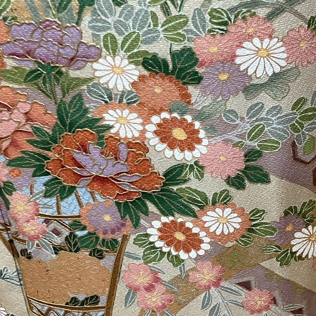 6460# Japanese Tomesode Kimono Vintage Womens Silk Fabric Robe Kimono only sold