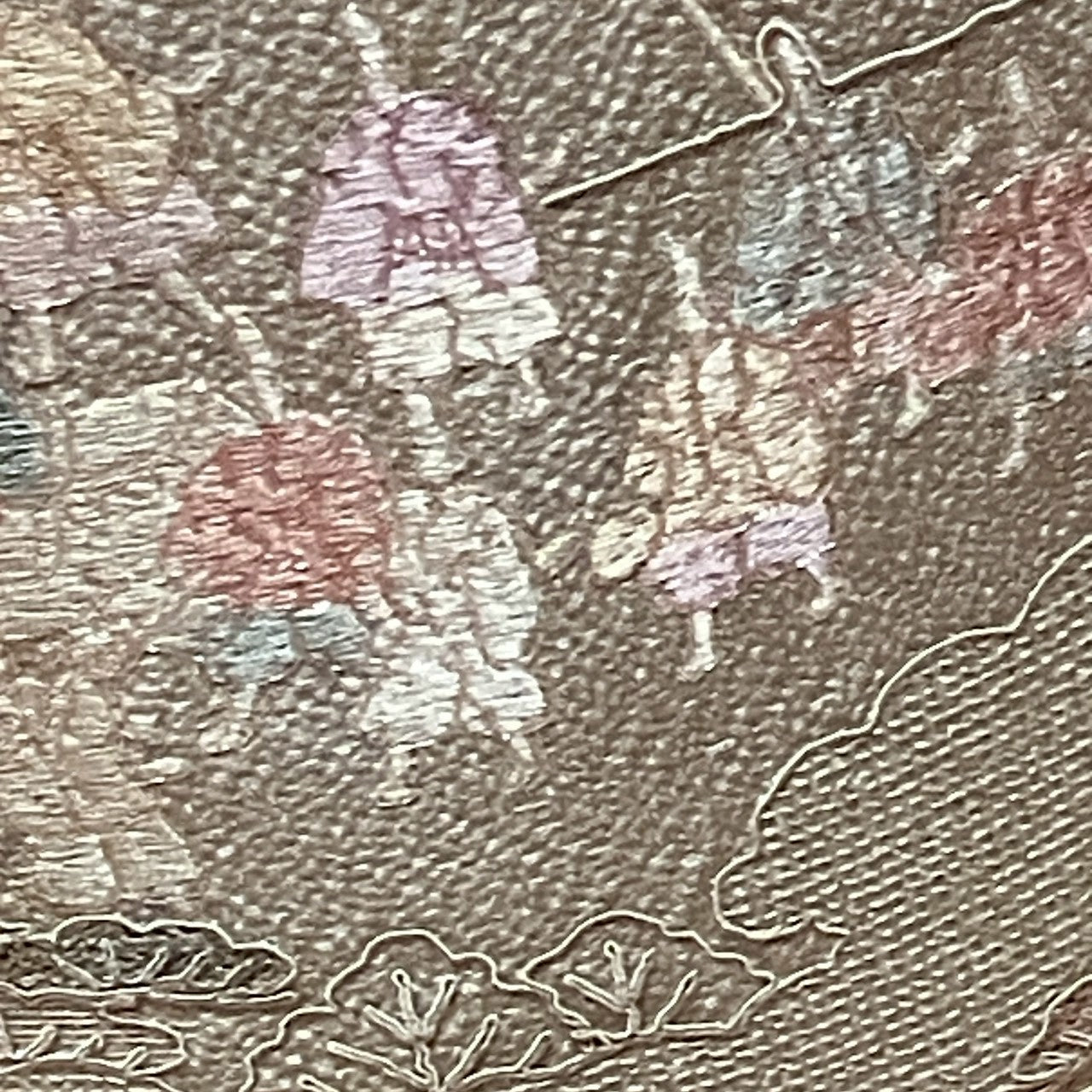 6122# Japanese Kimono Vintage Womens Silk Fabric Robe Kimono only sold