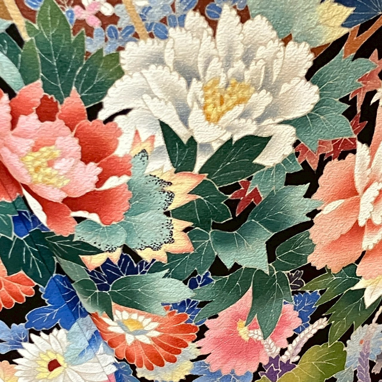 6780# Japanese Tomesode Kimono Vintage Womens Silk Fabric Robe Kimono only sold