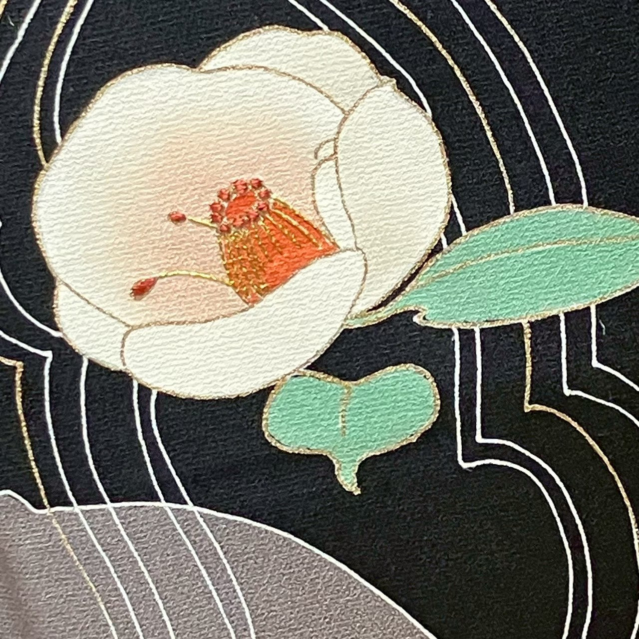 7175# Japanese Kimono Vintage Womens Silk Fabric Robe Kimono only sold