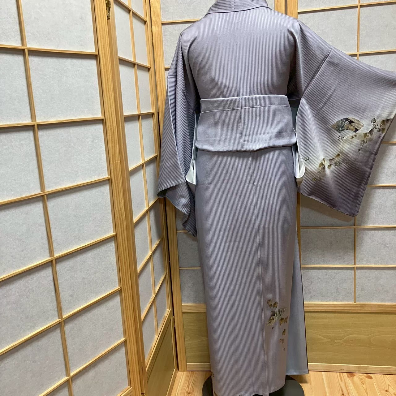 7178# Japanese Kimono Vintage Womens Silk Fabric Robe Kimono only sold