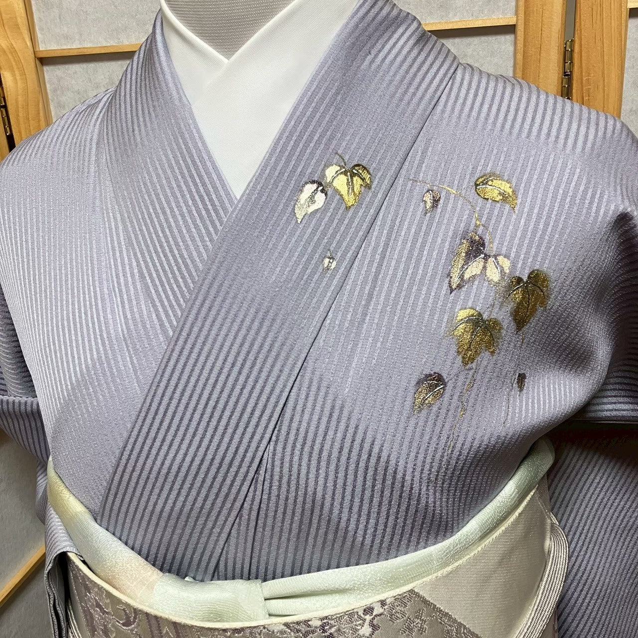 7178# Japanese Kimono Vintage Womens Silk Fabric Robe Kimono only sold