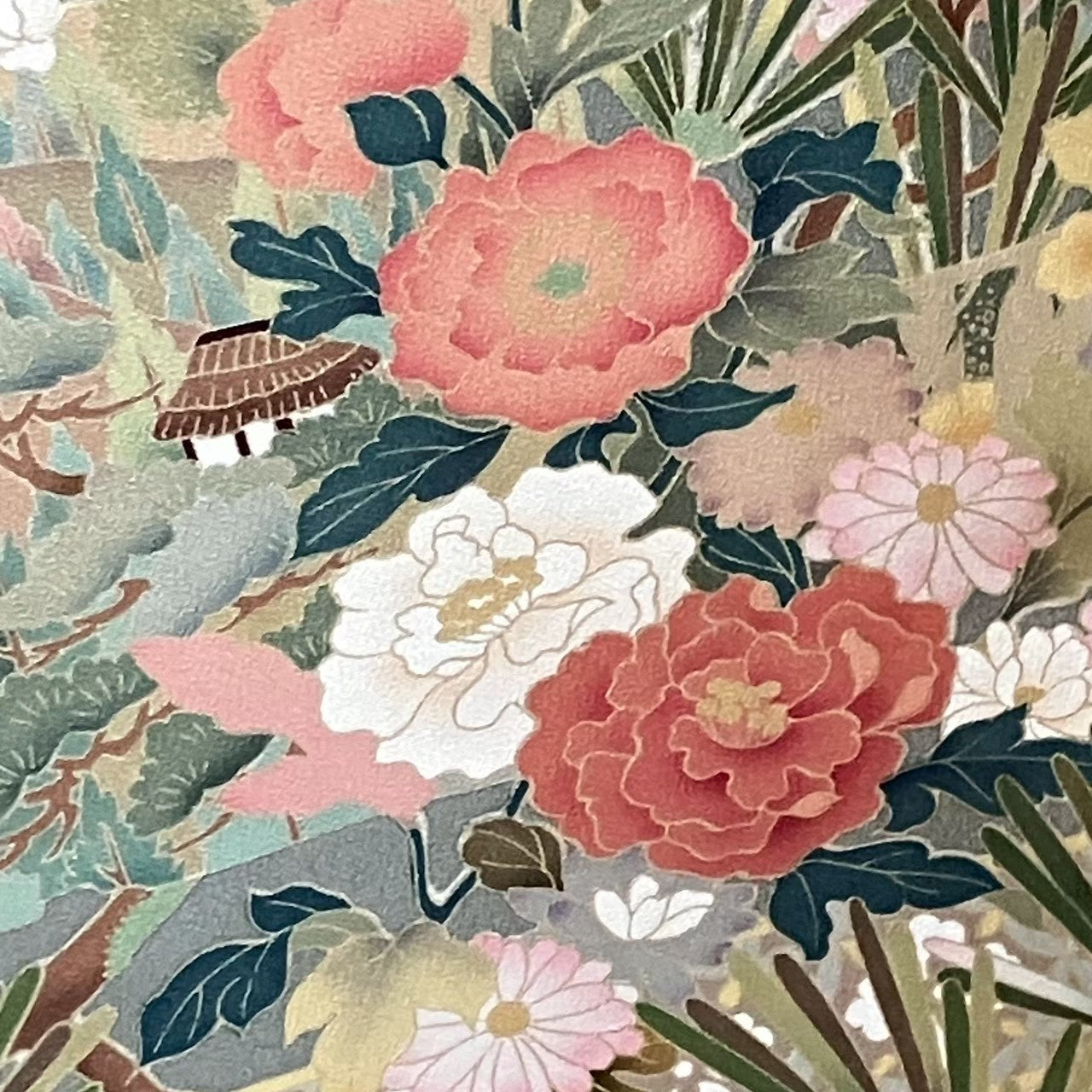 7206# Japanese Tomesode Kimono Vintage Womens Silk Fabric Robe Kimono only sold