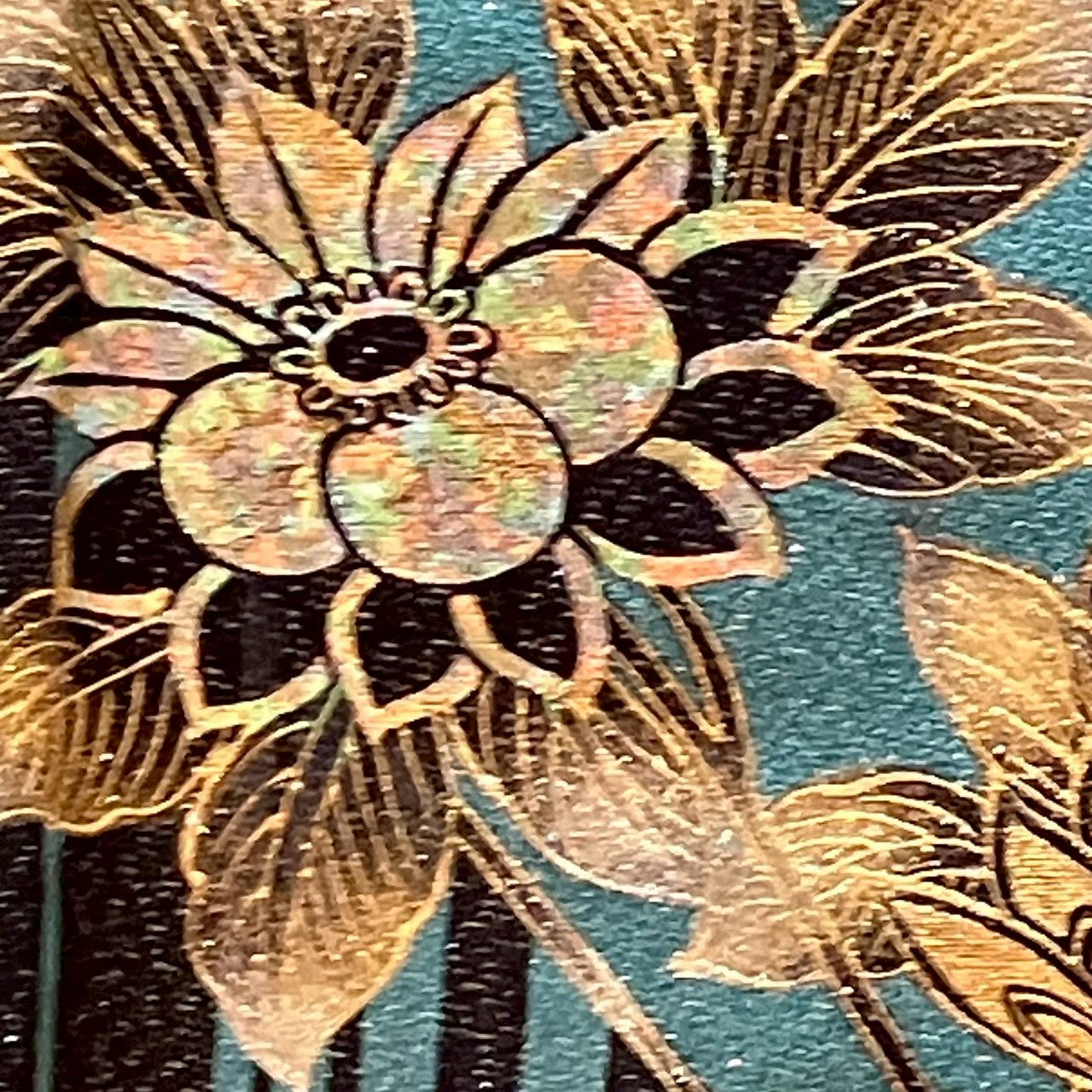 7482# Japanese Kimono Vintage Womens Silk Fabric Robe Kimono only sold Unused