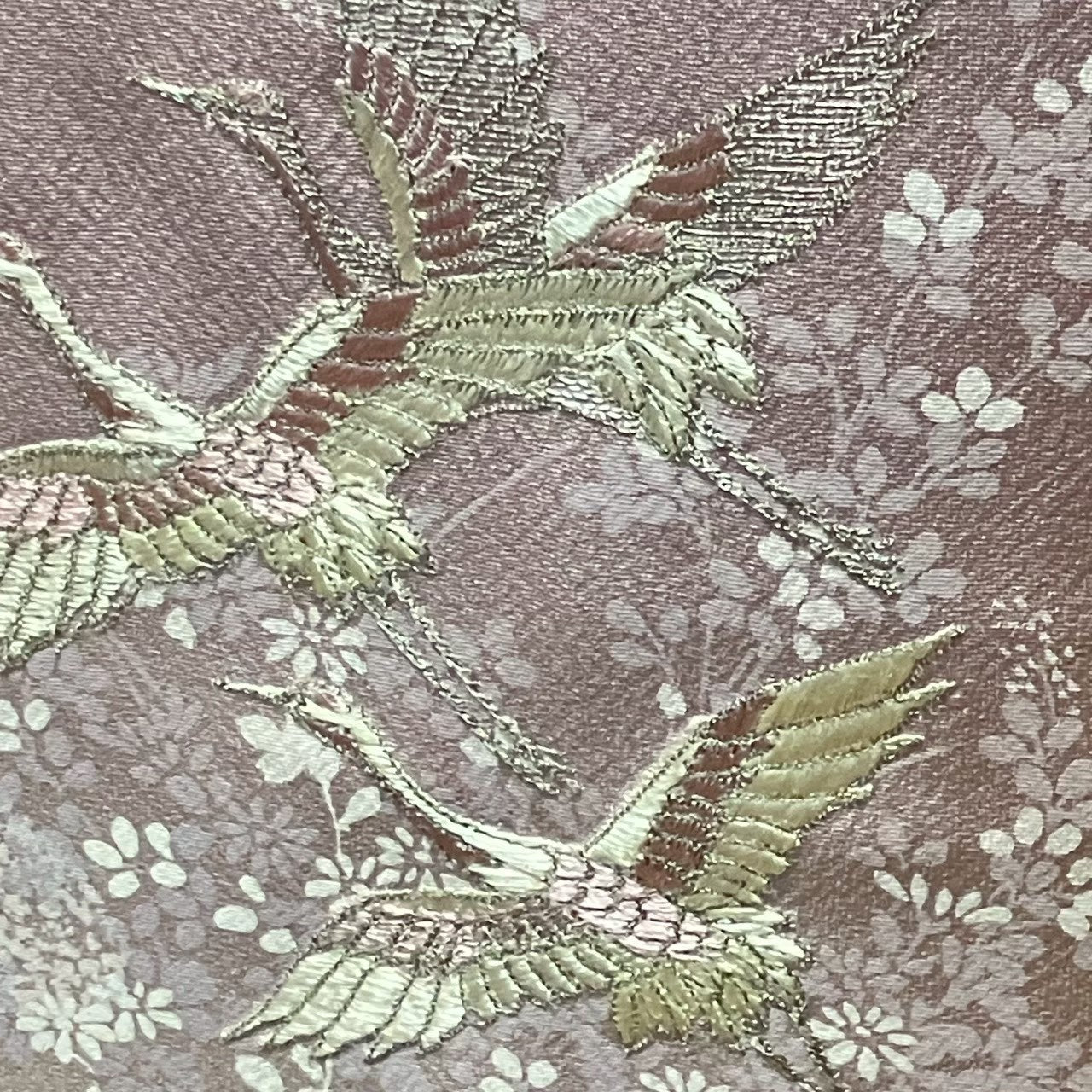 7485# Japanese Kimono Vintage Womens Silk Fabric Robe Kimono only sold
