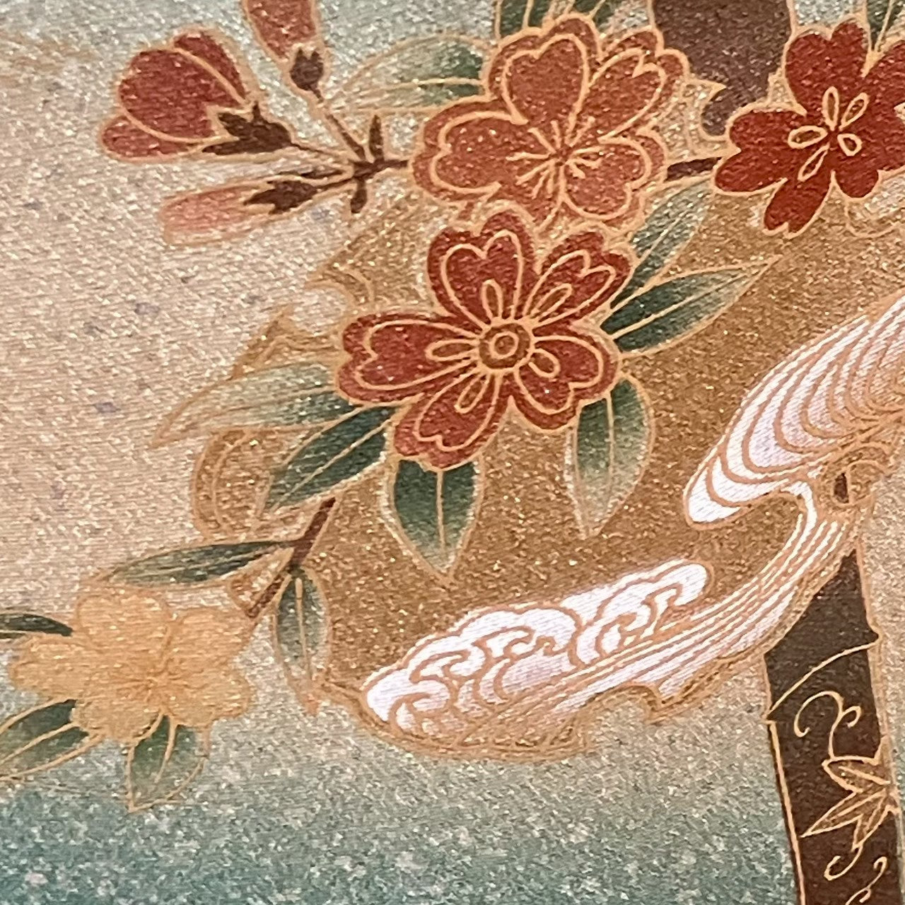 7487# Japanese Kimono Vintage Womens Silk Fabric Robe Kimono only sold