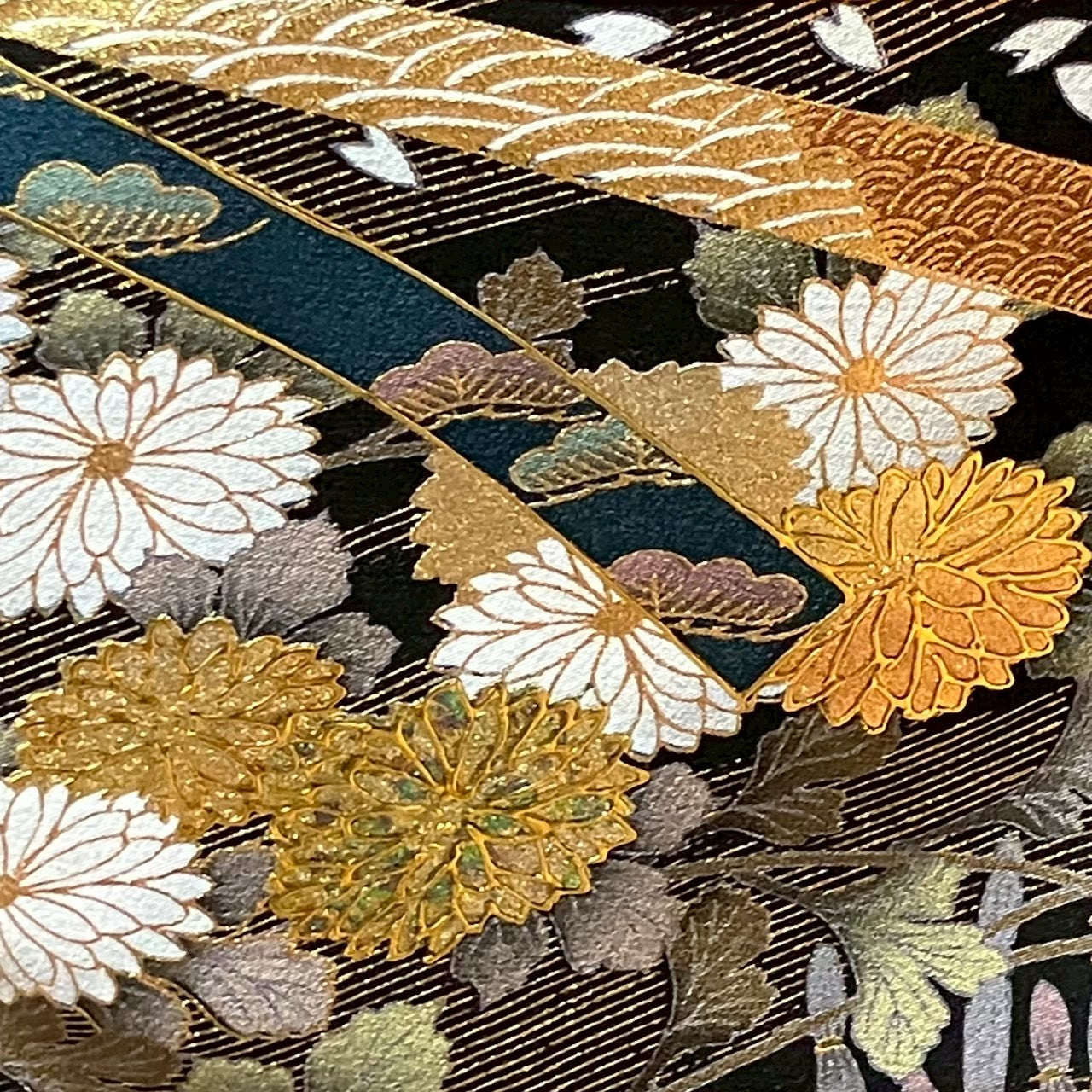 7495# Japanese Tomesode Kimono Vintage Womens Silk Fabric Robe Kimono only sold