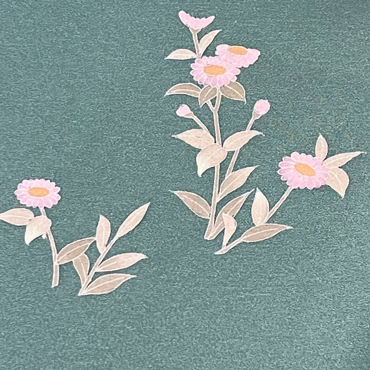 7498# Japanese Kimono Vintage Womens Silk Fabric Robe Kimono only sold