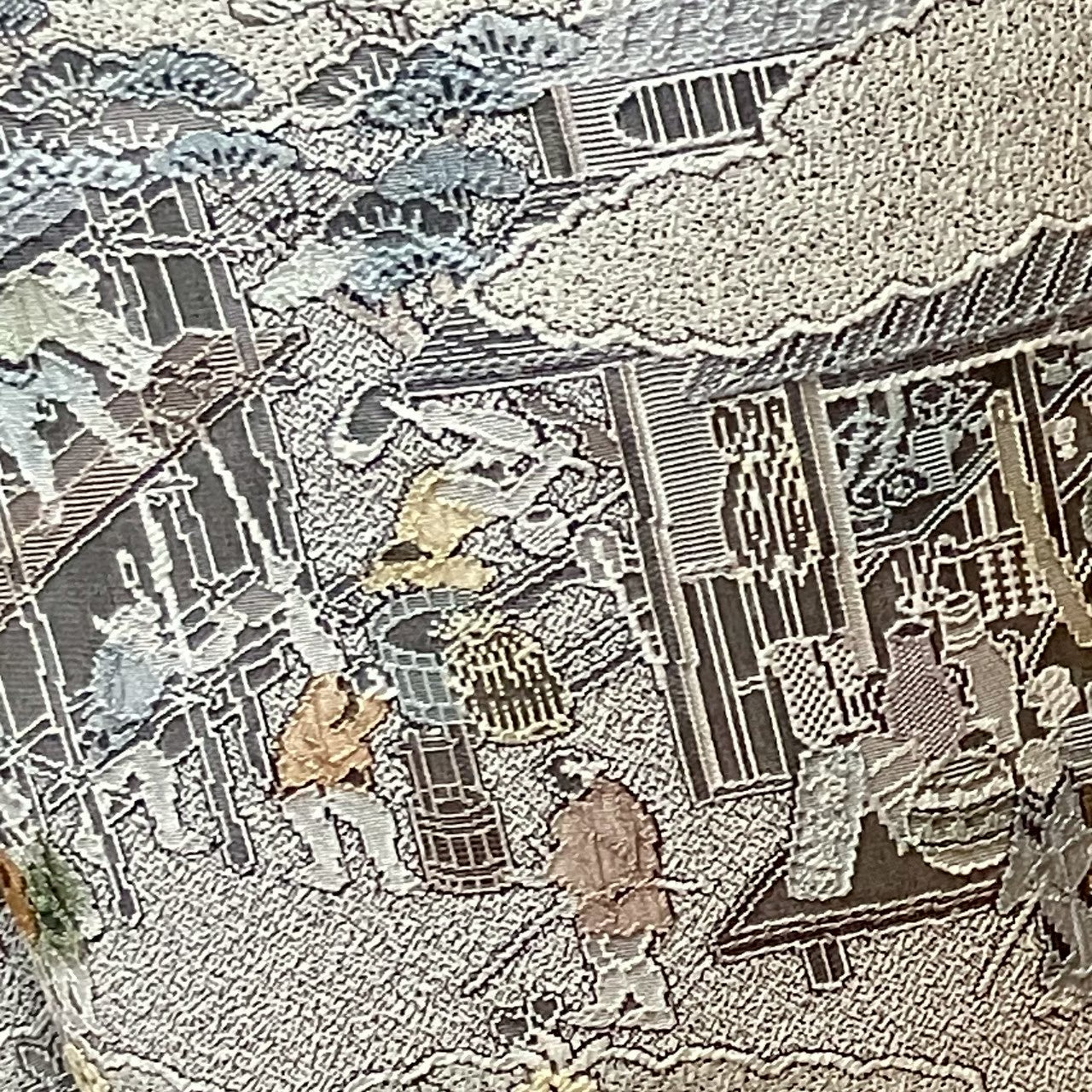 7541# Japanese Tomesode Kimono Vintage Womens Silk Fabric Robe Kimono only sold