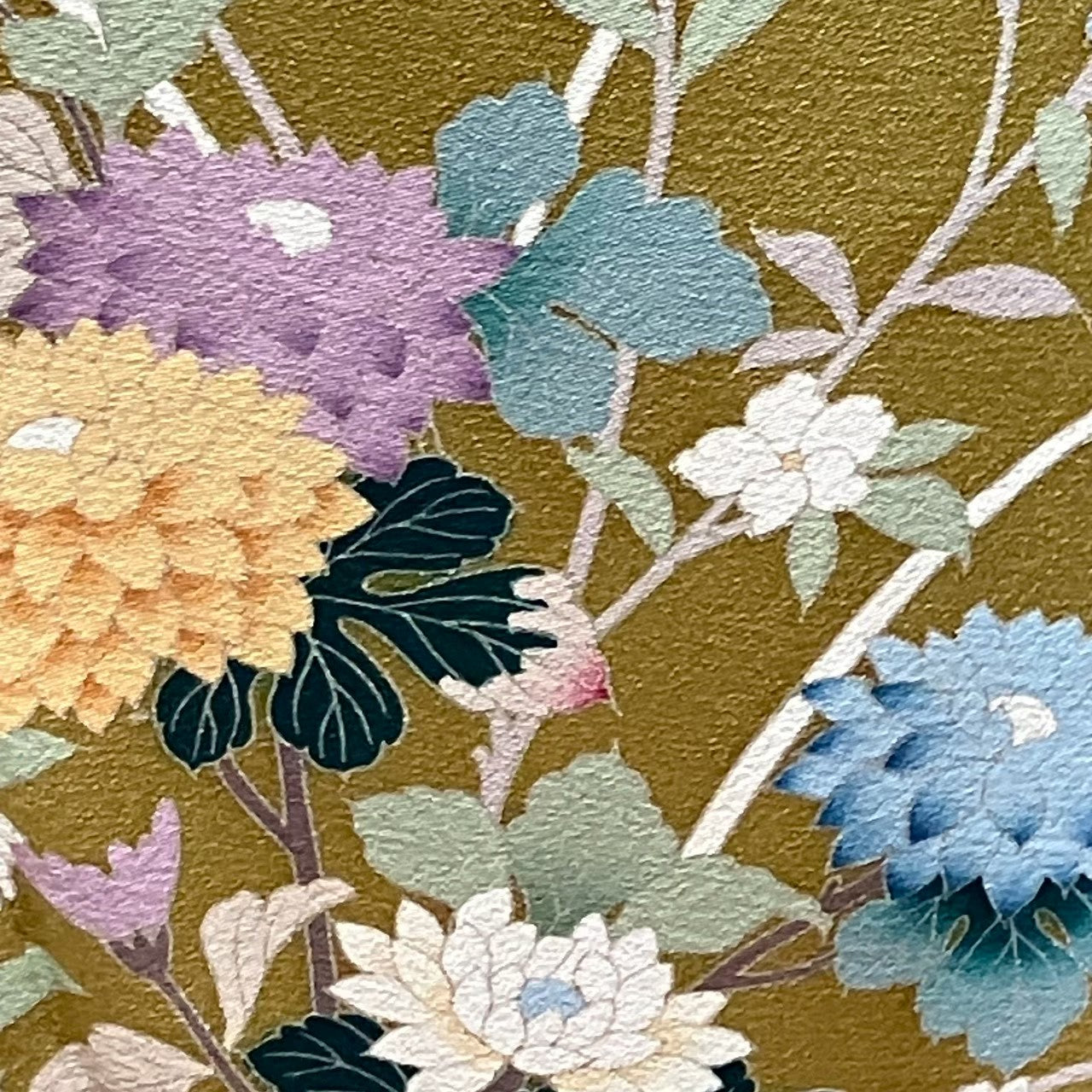 7795# Japanese Kimono Vintage Womens Silk Fabric Robe Kimono only sold