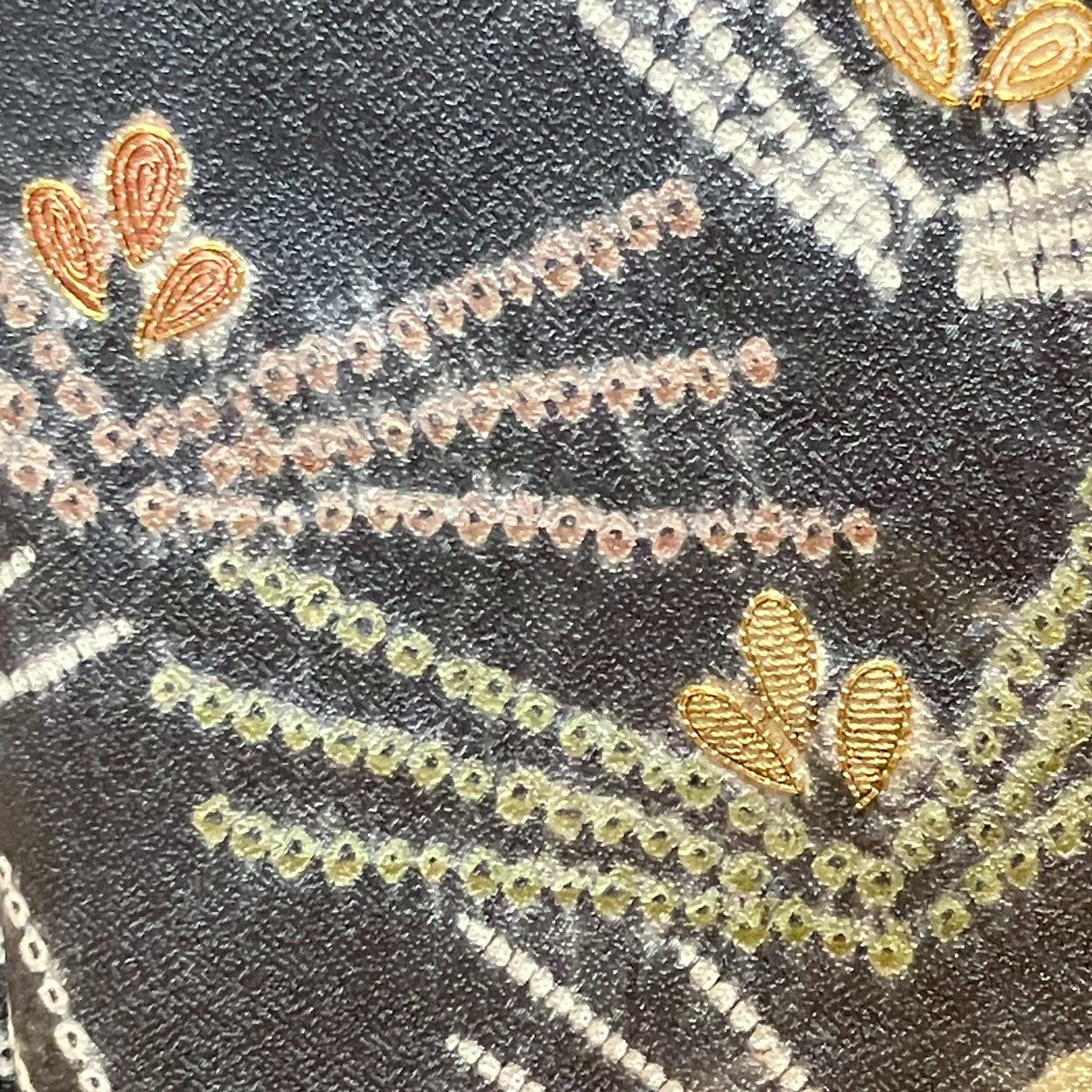 7794# Japanese Kimono Vintage Womens Silk Fabric Robe Kimono only sold Shibori