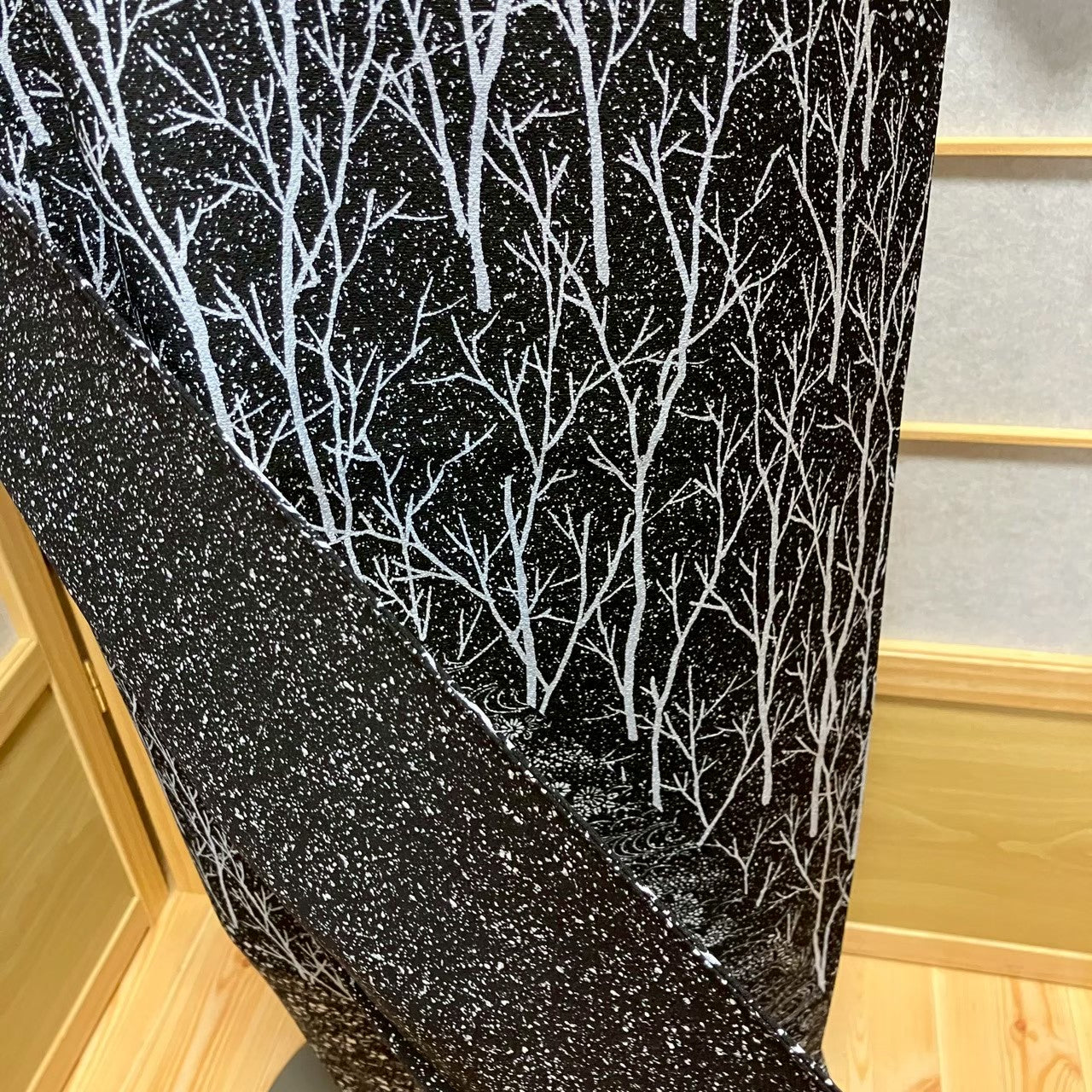 7805# Japanese Kimono Vintage Womens Silk Fabric Robe Kimono only sold
