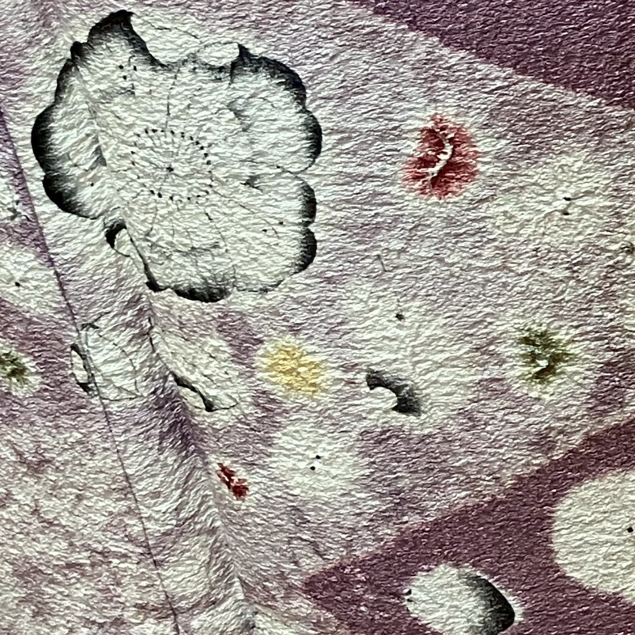 7817# Japanese Kimono Vintage Womens Silk Fabric Robe Kimono only sold Shibori