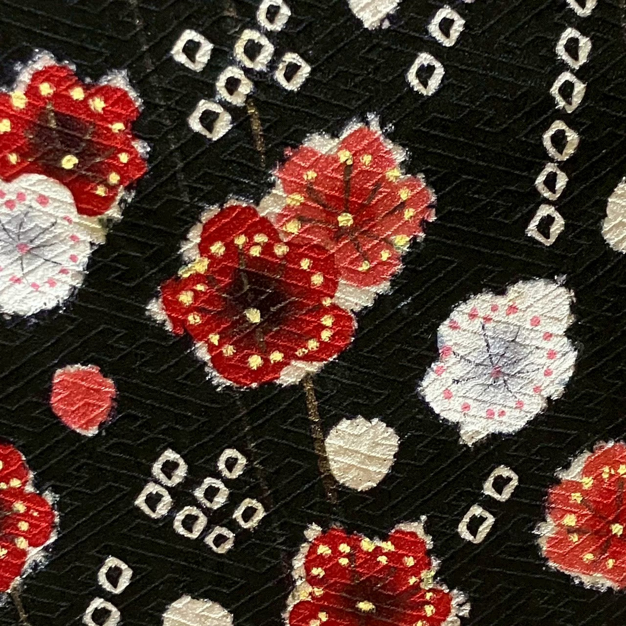 8072# Japanese Kimono Vintage Womens Silk Fabric Robe Kimono only sold Shibori