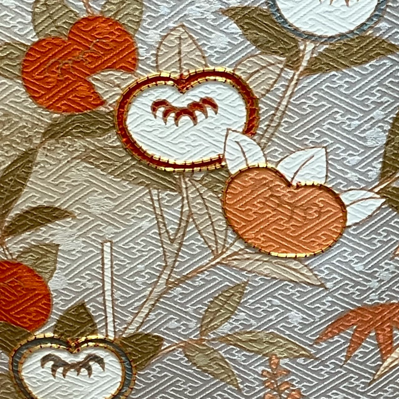 8079# Japanese Kimono Vintage Womens Silk Fabric Robe Kimono only sold
