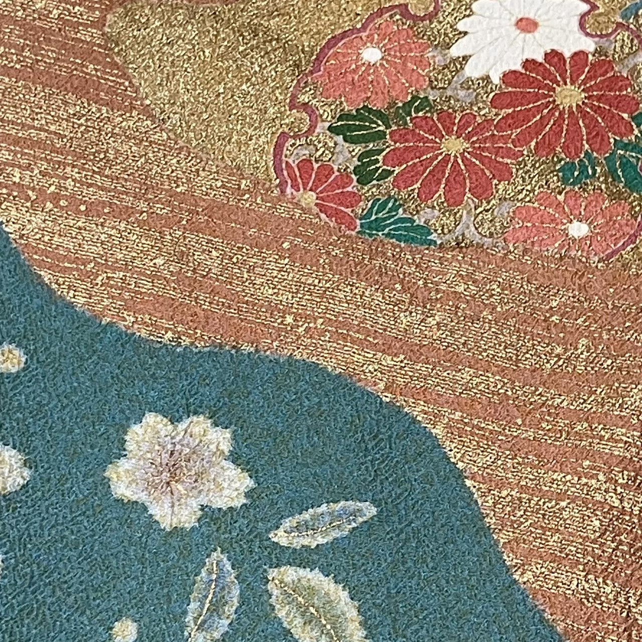 8080# Japanese Kimono Vintage Womens Silk Fabric Robe Kimono only sold Shibori