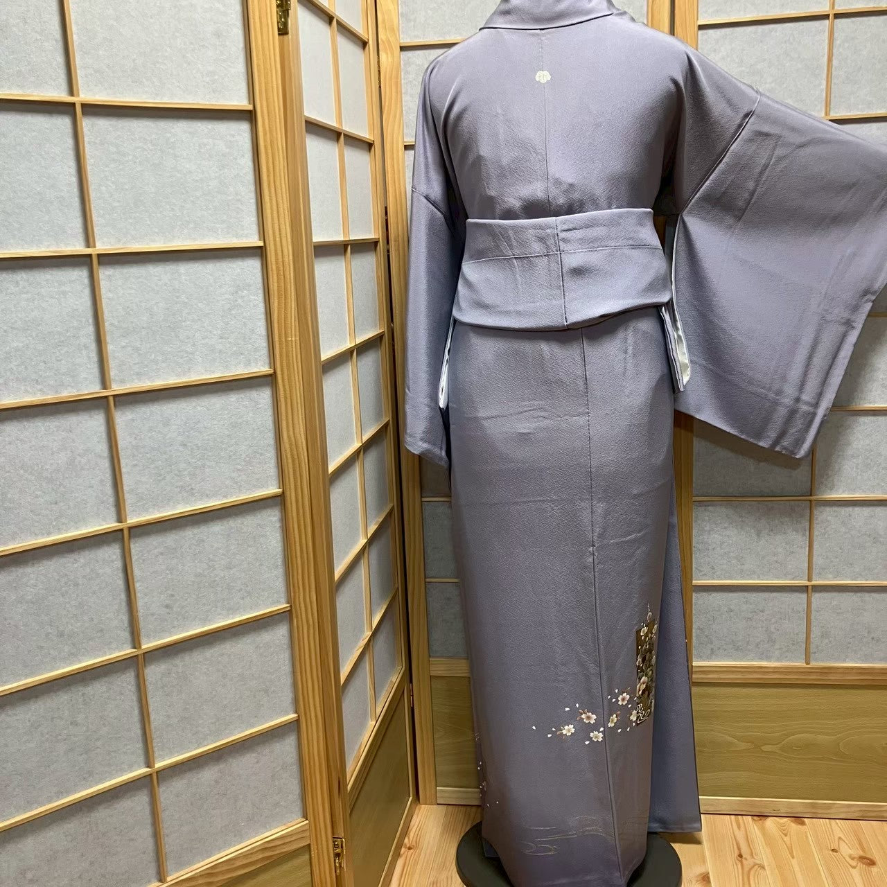 8114# Japanese Tomesode Kimono Vintage Womens Silk Fabric Robe Kimono only sold