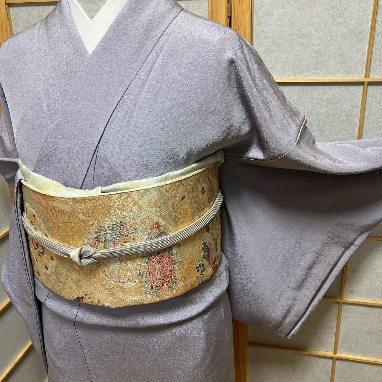 8114# Japanese Tomesode Kimono Vintage Womens Silk Fabric Robe Kimono only sold