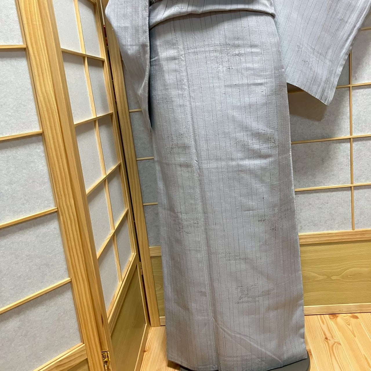 8126# Japanese Kimono Vintage Womens Silk Pongee Fabric Robe Kimono only sold
