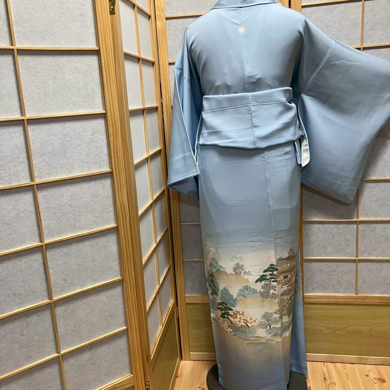 8168# Japanese Tomesode Kimono Vintage Womens Silk Fabric Robe Kimono only sold
