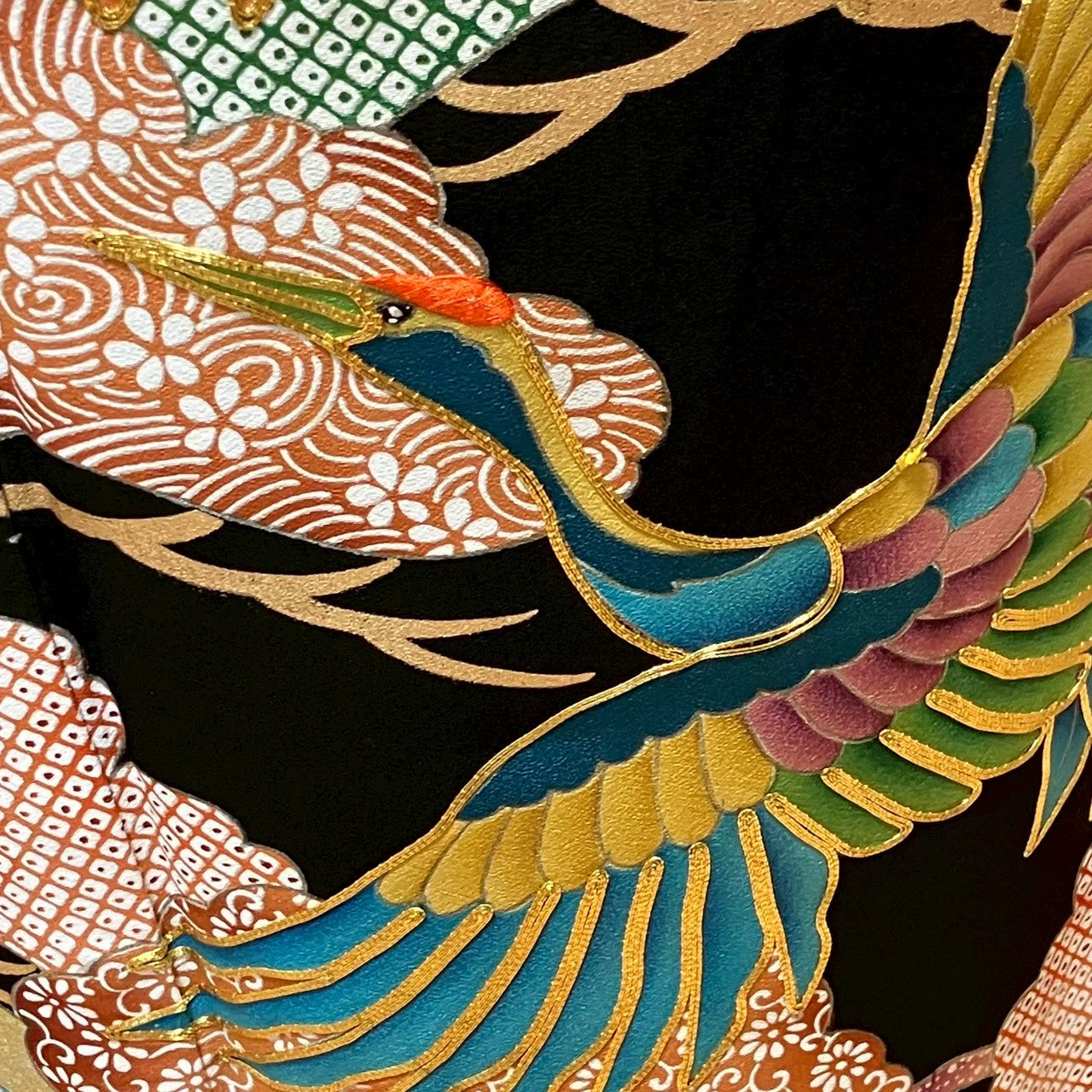 8173# Japanese Tomesode Kimono Vintage Womens Silk Fabric Robe Kimono only sold