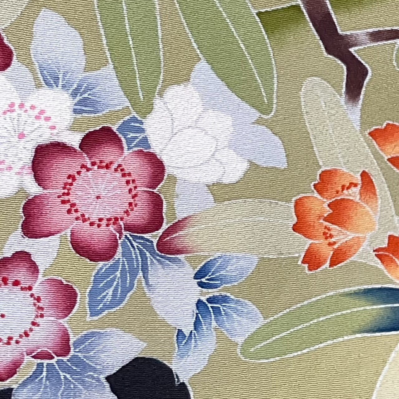 8175# Japanese Tomesode Kimono Vintage Womens Silk Fabric Robe Kimono only sold