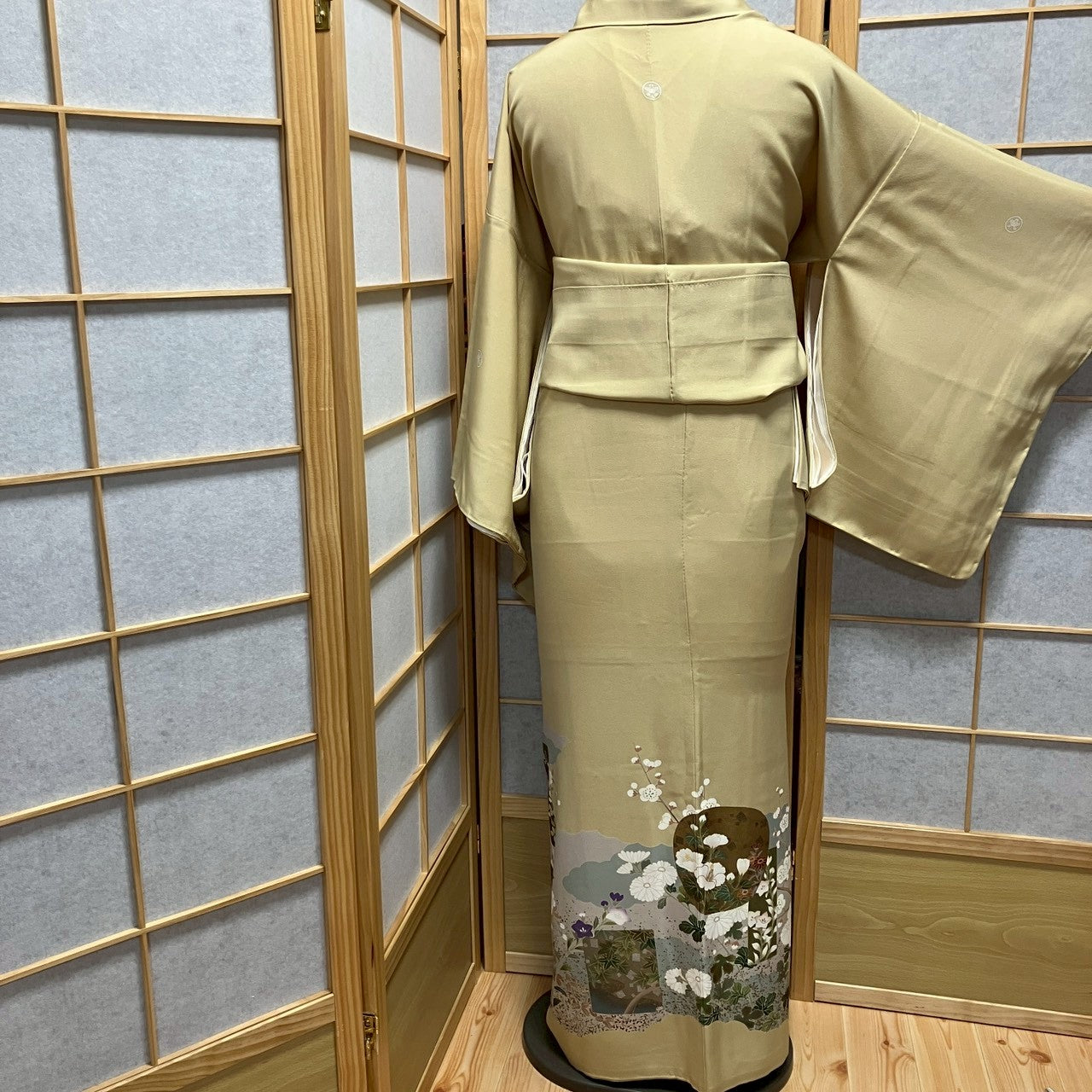 8177# Japanese Tomesode Kimono Vintage Womens Silk Fabric Robe Kimono only sold