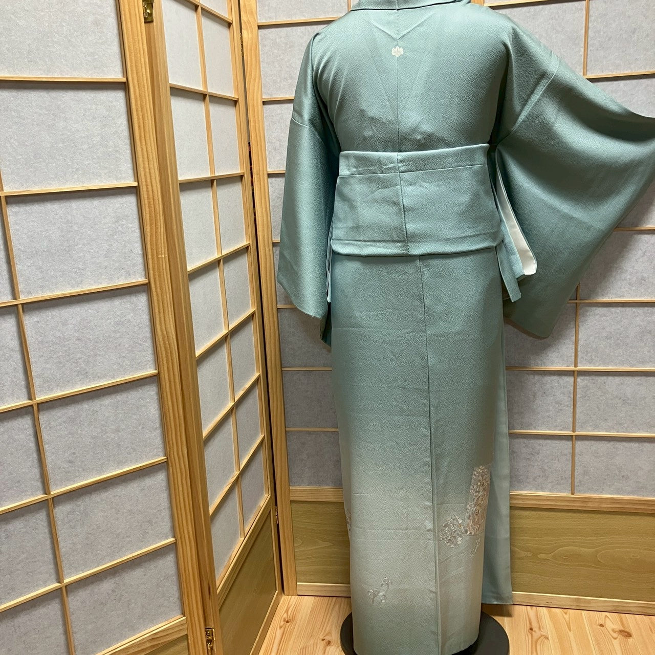 8179# Japanese Tomesode Kimono Vintage Womens Silk Fabric Robe Kimono only sold
