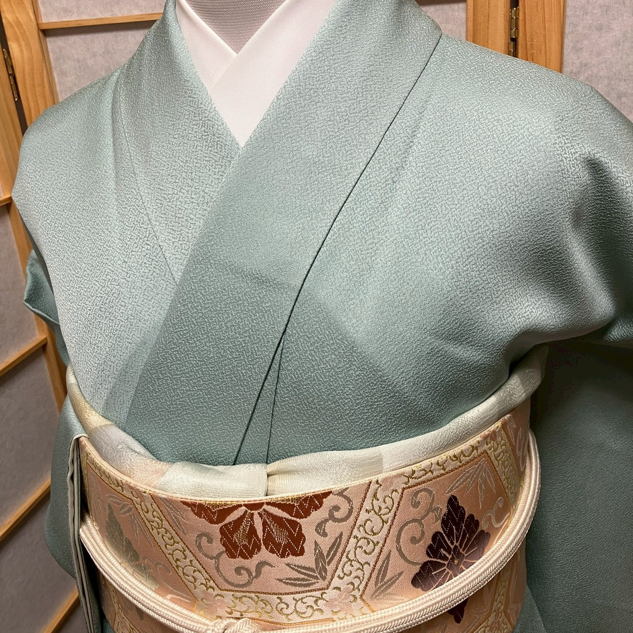 8179# Japanese Tomesode Kimono Vintage Womens Silk Fabric Robe Kimono only sold