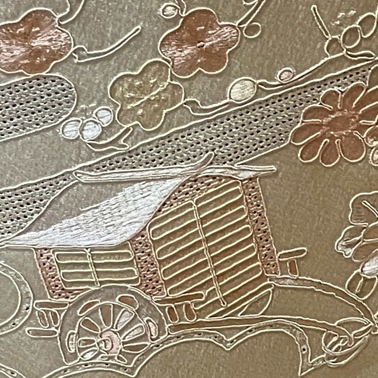 8181# Japanese Kimono Vintage Womens Silk Fabric Robe Kimono only sold