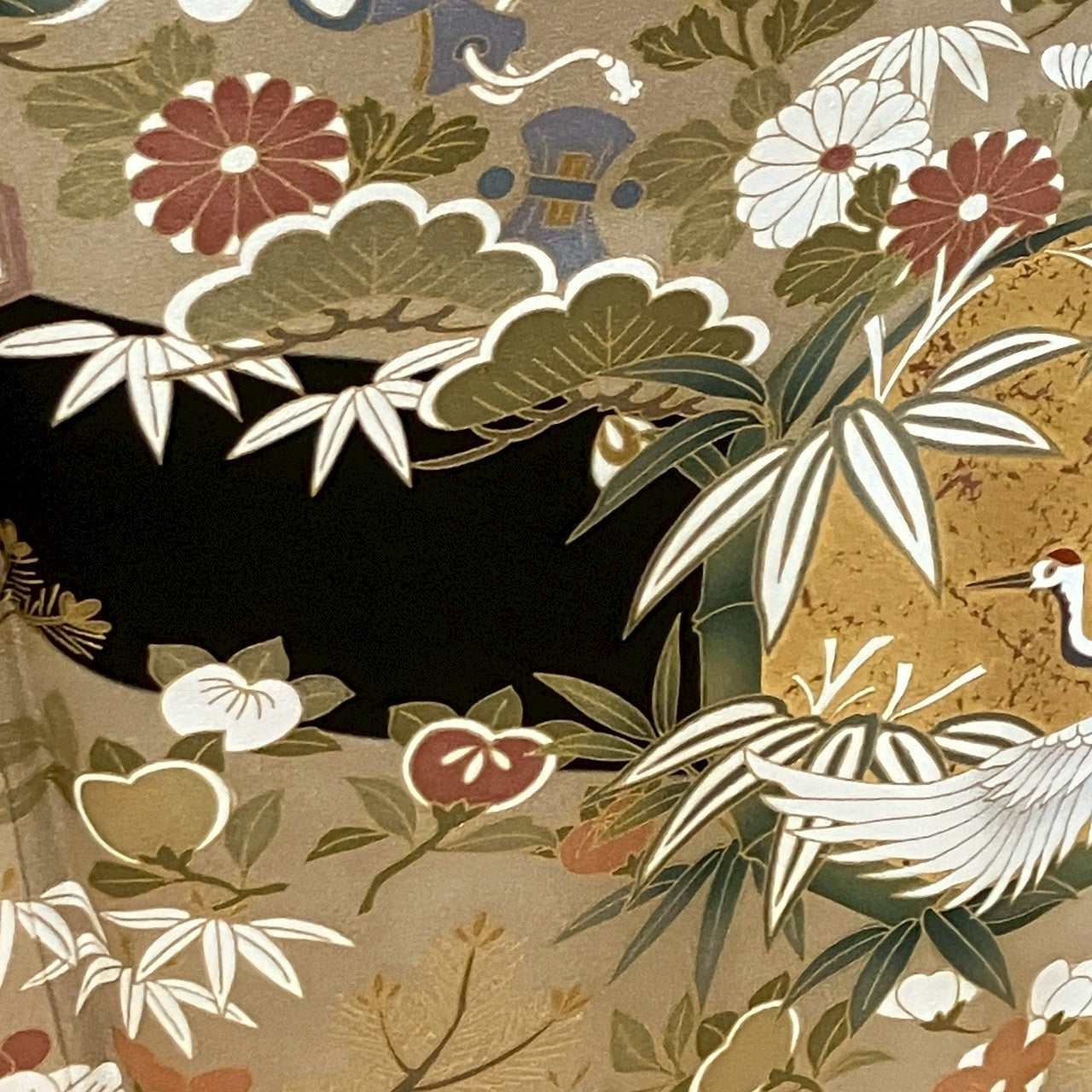 8182# Japanese Tomesode Kimono Vintage Womens Silk Fabric Robe Kimono only sold