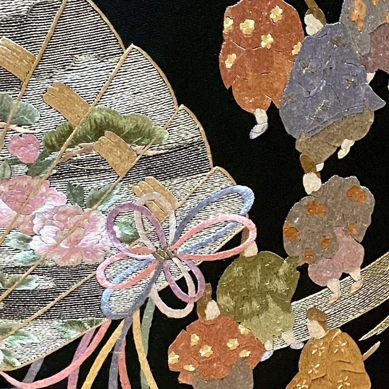 8185# Japanese Tomesode Kimono Vintage Womens Silk Fabric Robe Kimono only sold