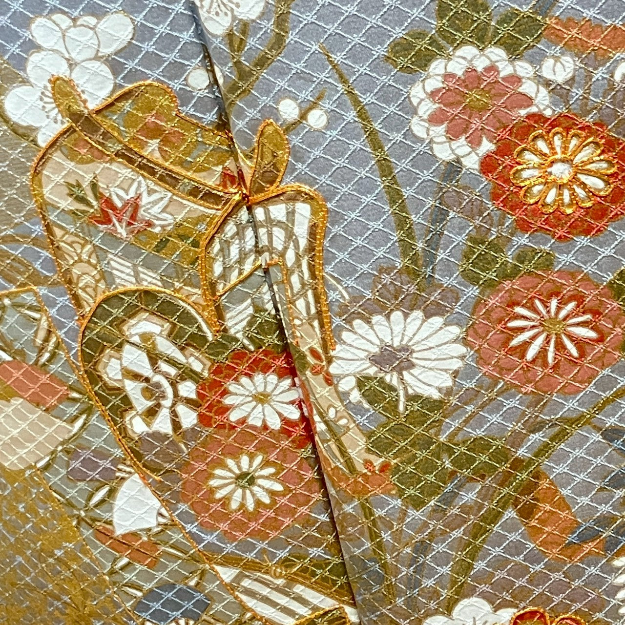 8189# Japanese Kimono Vintage Womens Silk Fabric Robe Kimono only sold