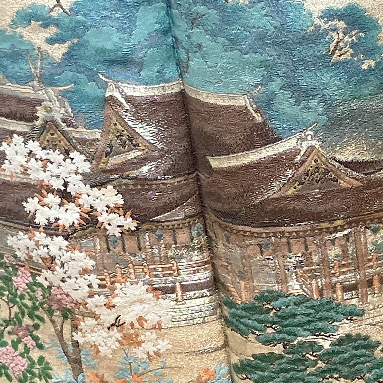 8457# Japanese Tomesode Kimono Vintage Womens Silk Fabric Robe Kimono only sold