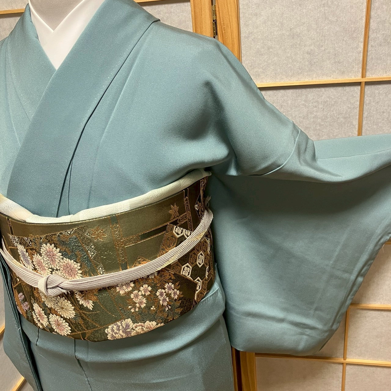 8457# Japanese Tomesode Kimono Vintage Womens Silk Fabric Robe Kimono only sold