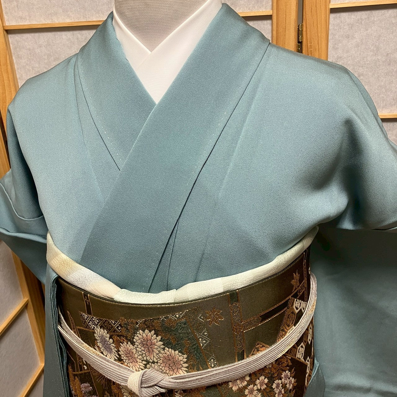 8457# Japanese Tomesode Kimono Vintage Womens Silk Fabric Robe Kimono only sold