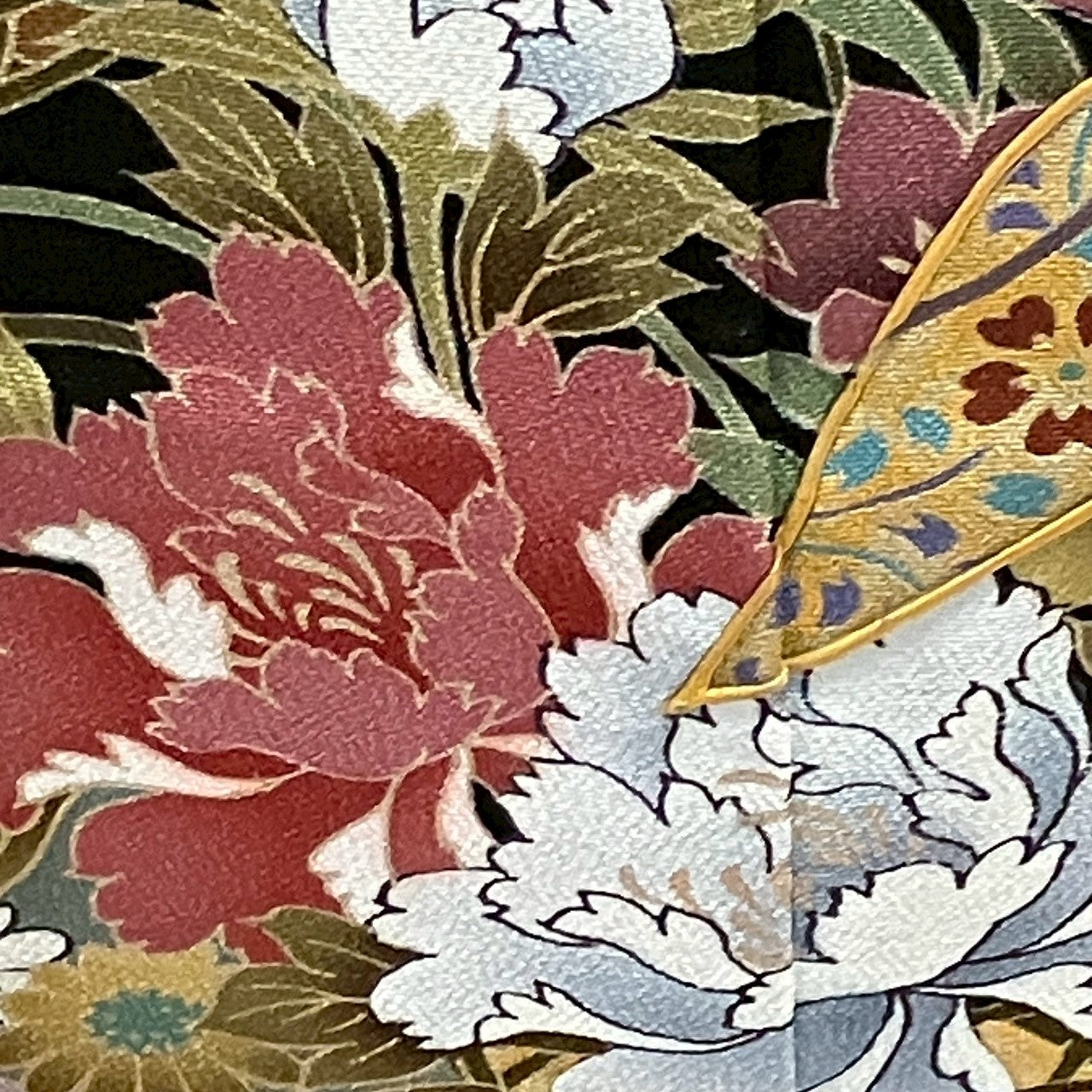 8460# Japanese Tomesode Kimono Vintage Womens Silk Fabric Robe Kimono only sold