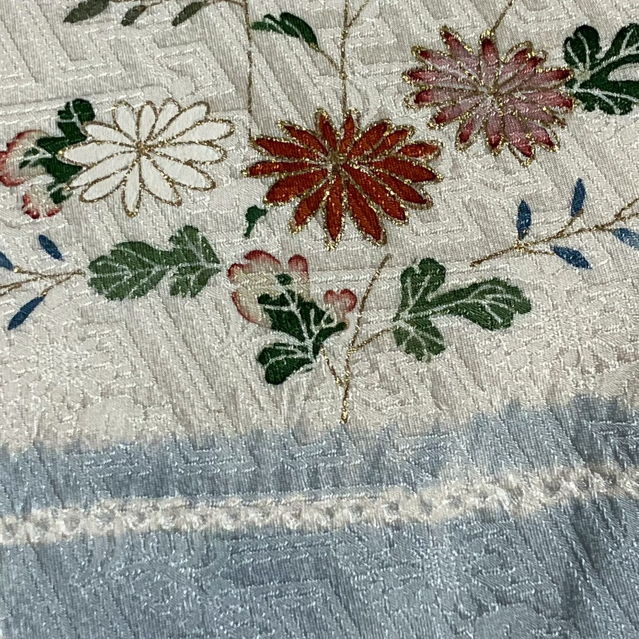 8197# Japanese Kimono Vintage Womens Silk Fabric Robe Kimono only sold