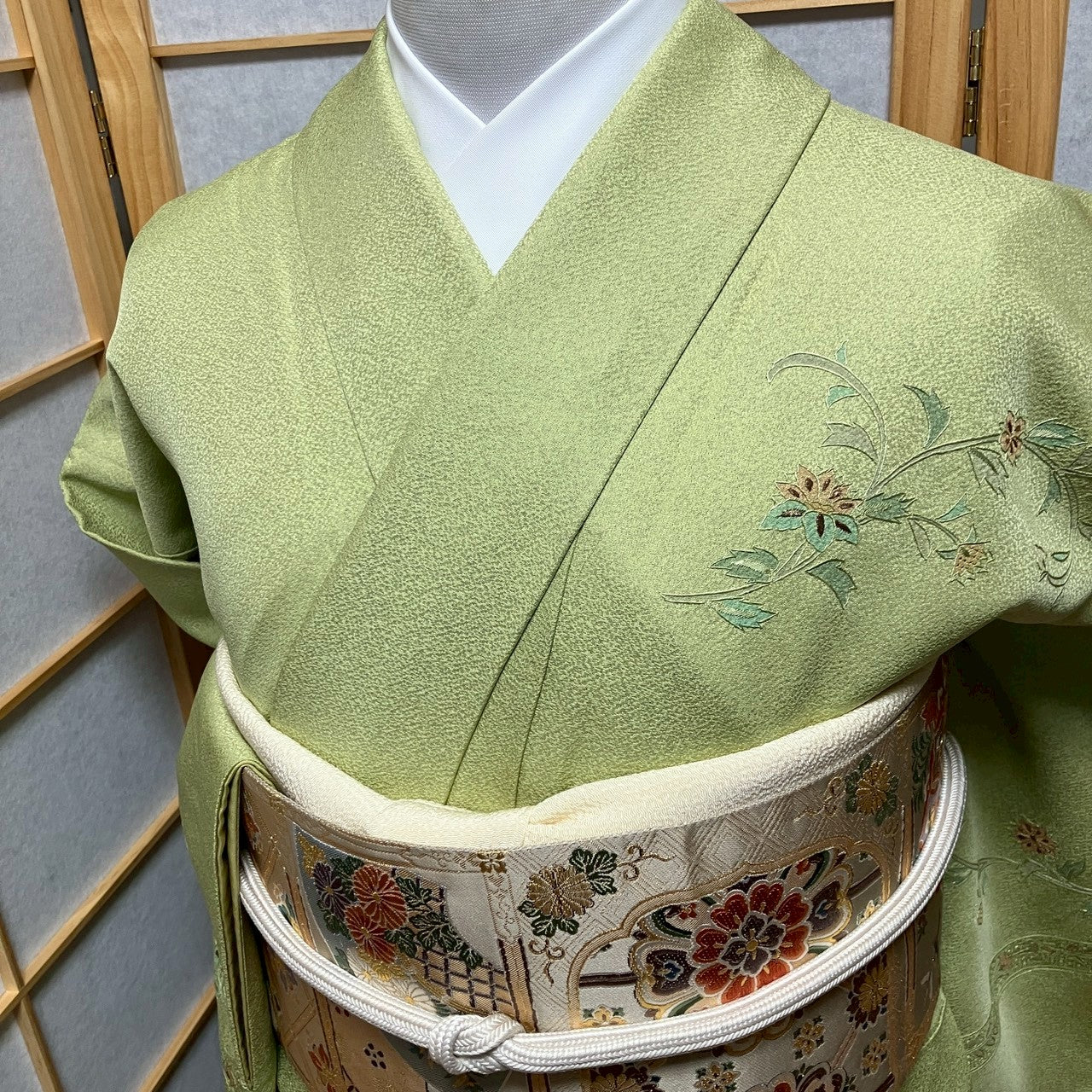 8200# Japanese Kimono Vintage Womens Silk Fabric Robe Kimono only sold