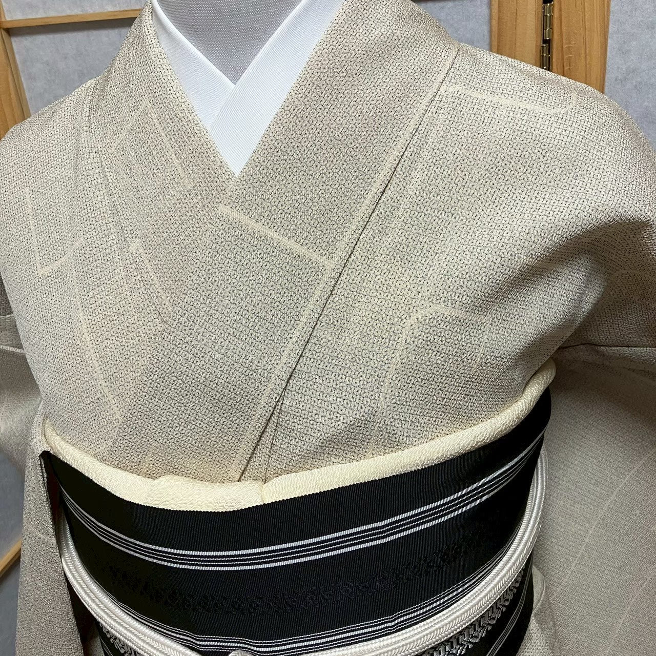 8488# Japanese Kimono only sold Vintage Womens Silk Fabric Robe Unlined kimono