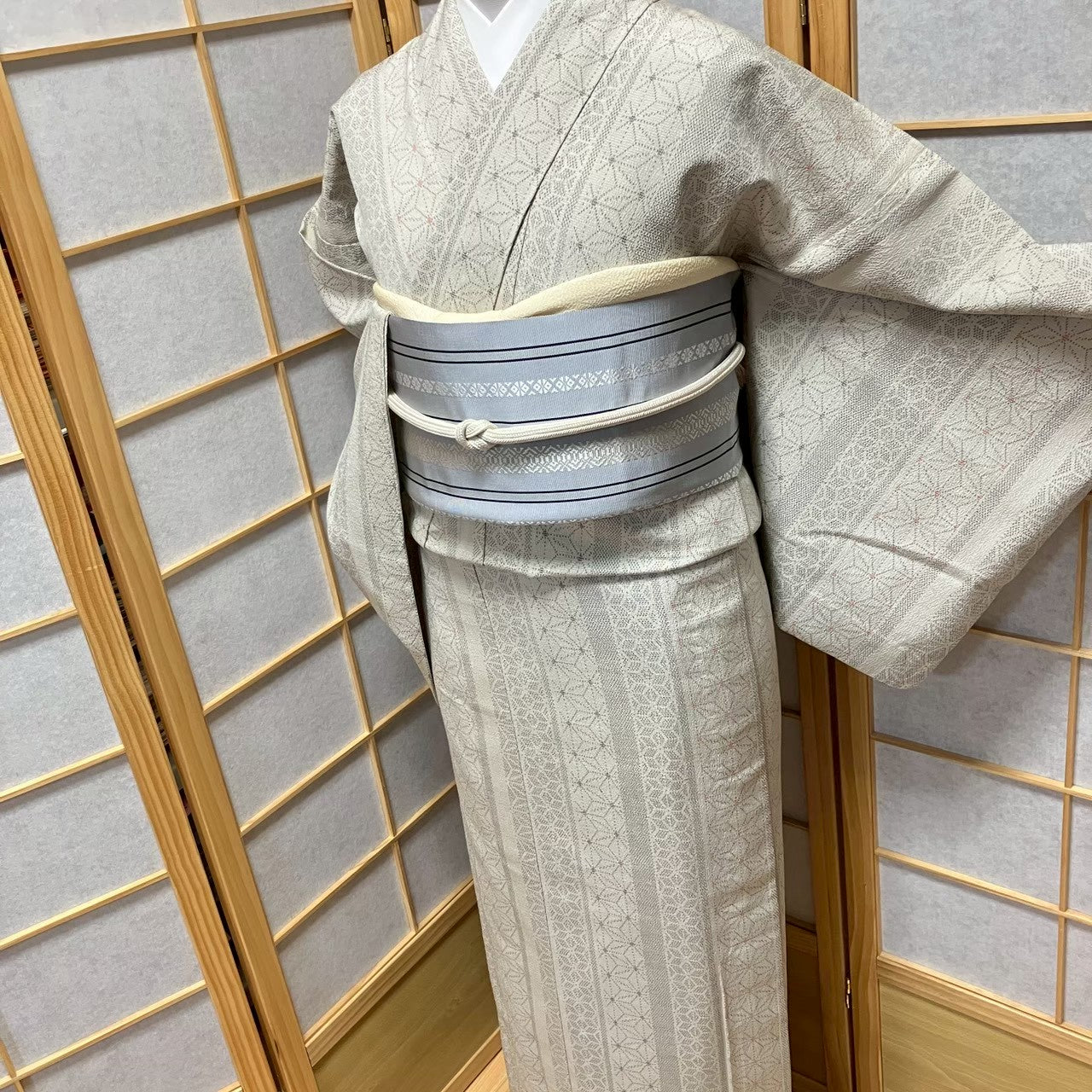 8745# Japanese Kimono only sold Vintage Womens Silk Fabric Robe Unlined kimono